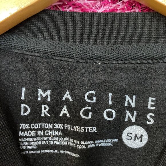 Imagine Dragons Loom World Tour 2024 Crewneck Sweatshirt Small - Picture 5 of 5